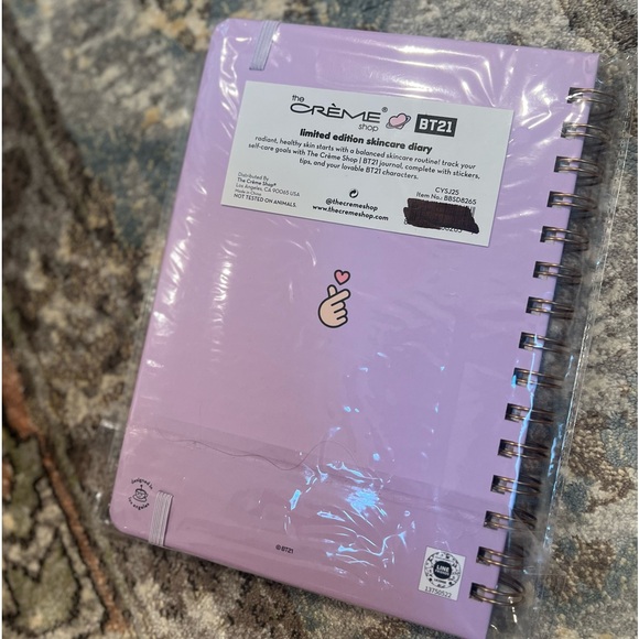 BRAND NEW the Crème shop BT21 Skincare Diary - Picture 9 of 9